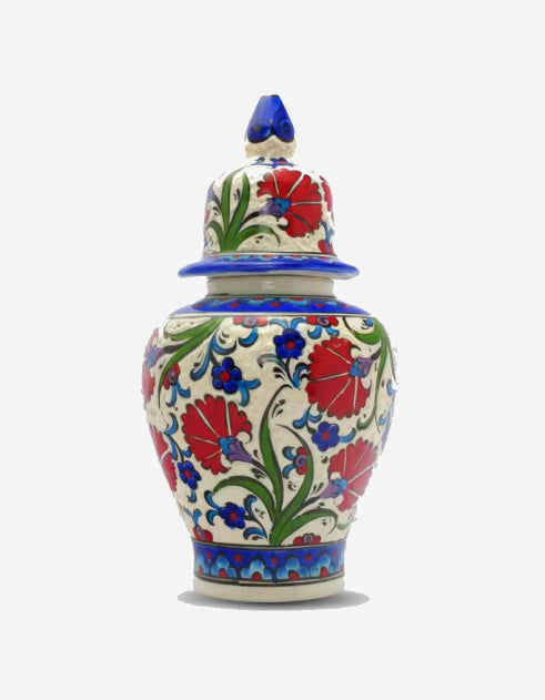 25 cm Çiçekli Küp
