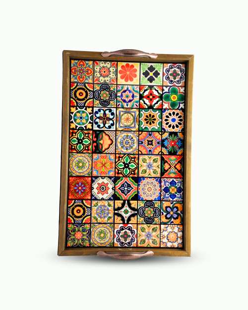 25x40 Cm Piksel Mozaik Tepsi