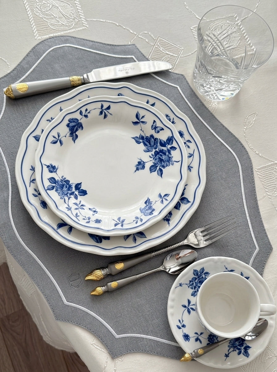 Porcelland Lavinia | 24 Parça 6 Kişilik Premium Porselen Yemek Takımı