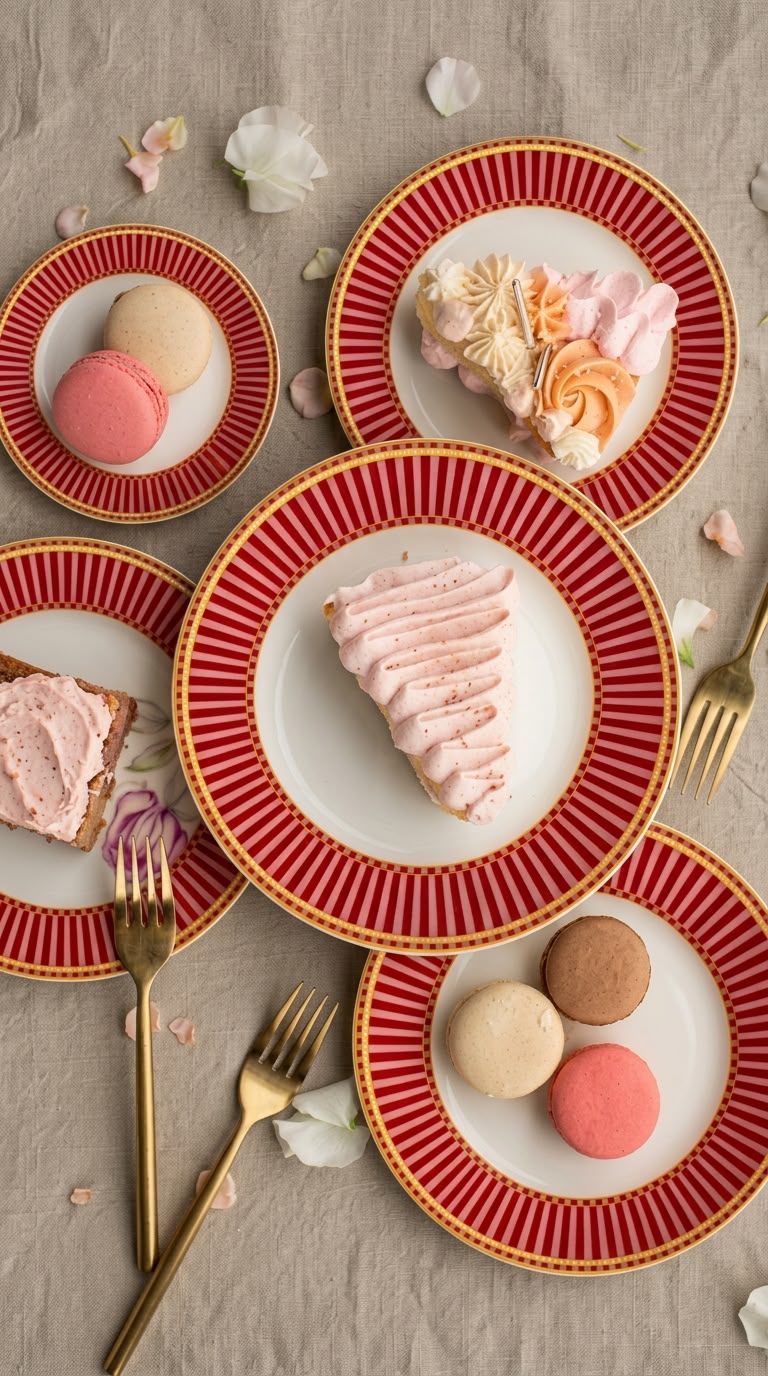 Lune 21 cm Pasta Tabağı 4'lü Set