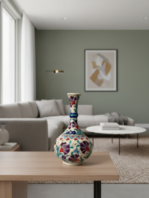 Alternative view of 23 Cm Renkli Çini Vazo