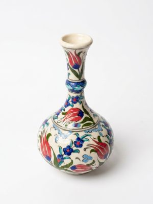 Alternative view of 25 cm Lale Desenli Çini Vazo