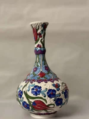 25 Cm Lale Çini vazo