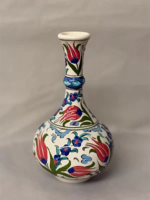 25 Cm Laleli Çini Vazo