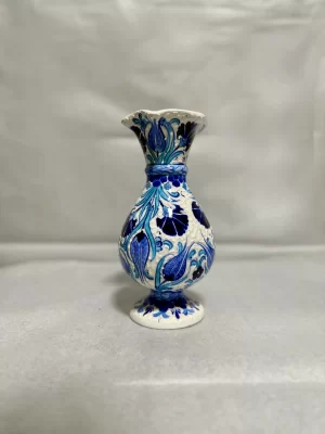 Alternative view of 25 Cm Samur Mavi Desenli Vazo