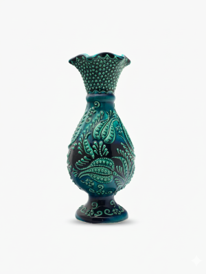 30 cm Çini Motif Vazo