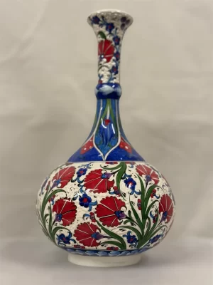 30 Cm Kırmızı Çini Vazo