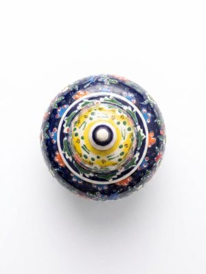 Alternative view of Kapaklı Mor Seramik Küp - 10 cm