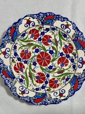 Dekoratif Kırmızı Tabak