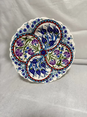 Dekoratif Mavi Tabak