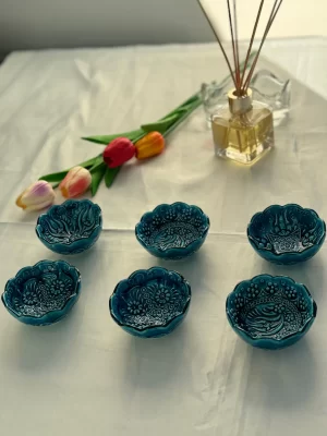 Alternative view of Kazan Model 6'lı Mavi Çerezlik