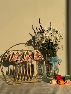 Alternative view of Kazan Model 6'lı Siyah Kahve Fincanı