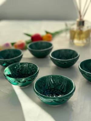 Alternative view of Kazan Model Yeşil 6'lı Çerezlik