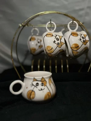 Alternative view of Kedi Desenli Kupa