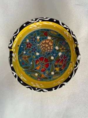 Küçük Sarı Çini Küllük