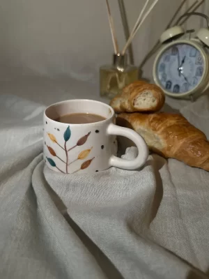 Sonbahar Temalı Yaprak Kupa