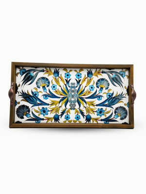 20x40 Cm Pera Wood Tepsi