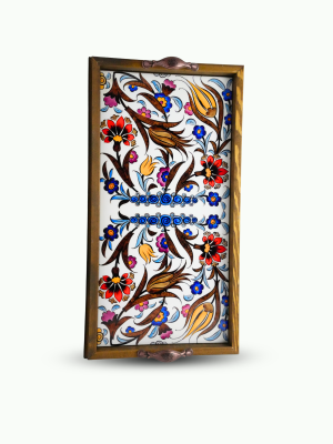 Alternative view of 20x40 cm Ebruli Tepsi