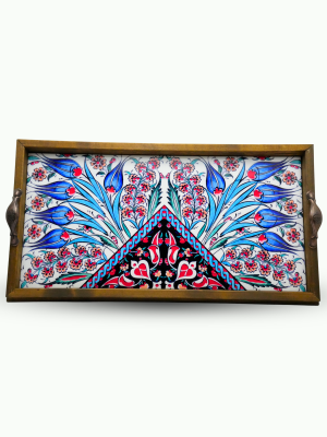 Mavi Rapsodi 20x40cm Tepsi